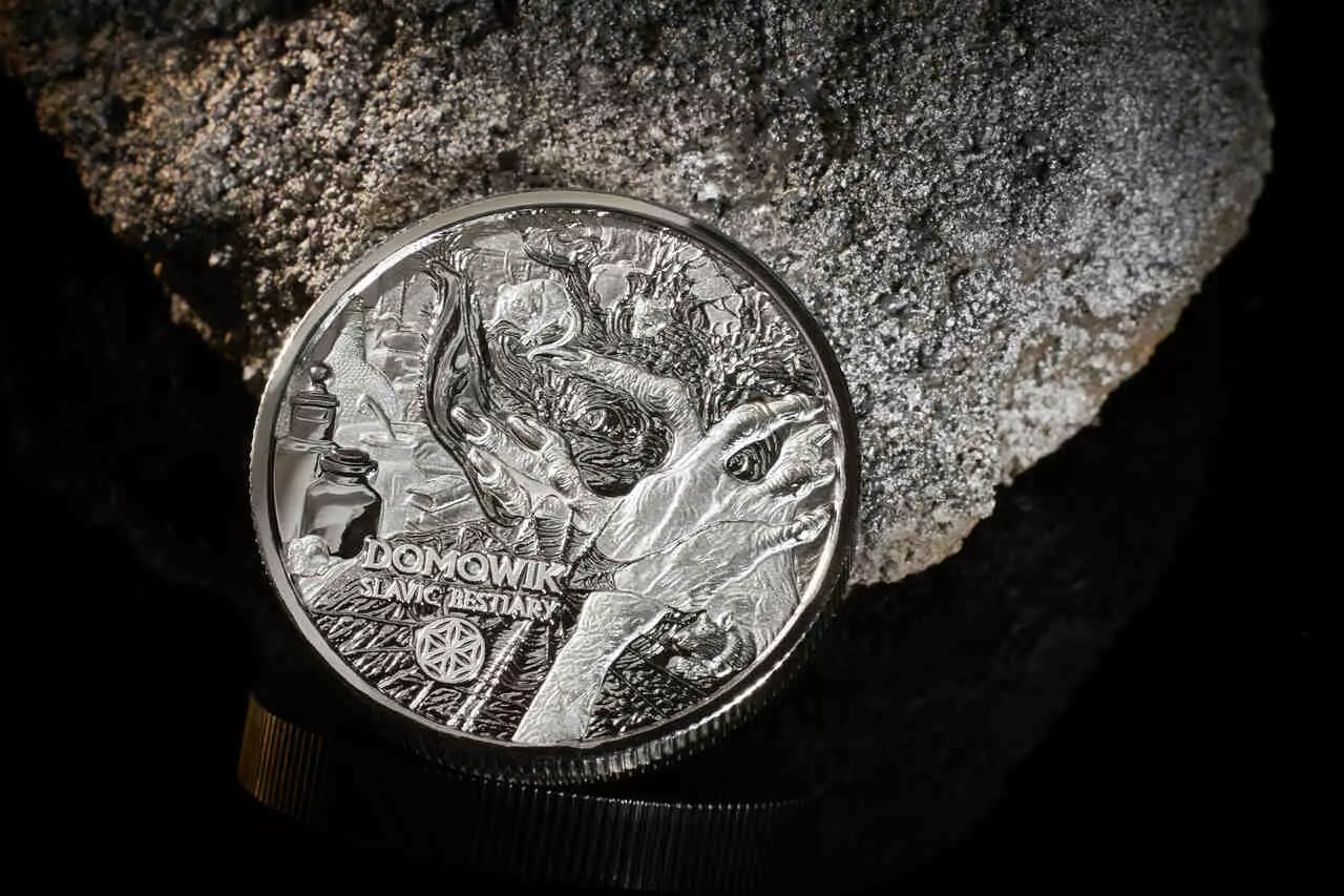 Srebrna moneta Domowik Słowiańskie Bestie 1 uncja srebra - obrazek 5