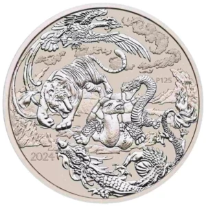 Srebrna moneta Four Guardian Chinese Myths and Legends 1 uncja srebra 2024