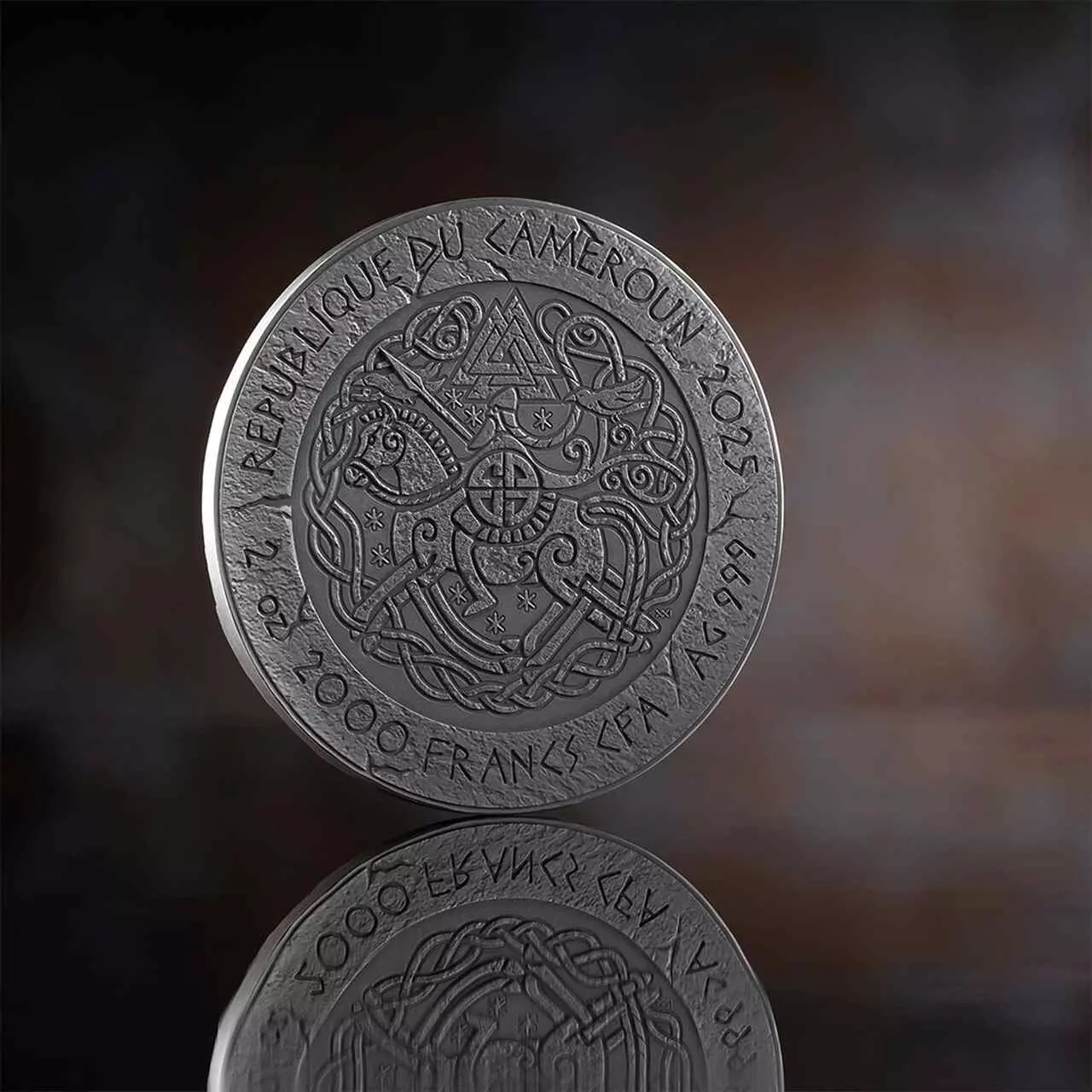 Srebrna moneta Leif Eriksson The Way to Valhalla 2 uncje srebra 2025 - obrazek 7