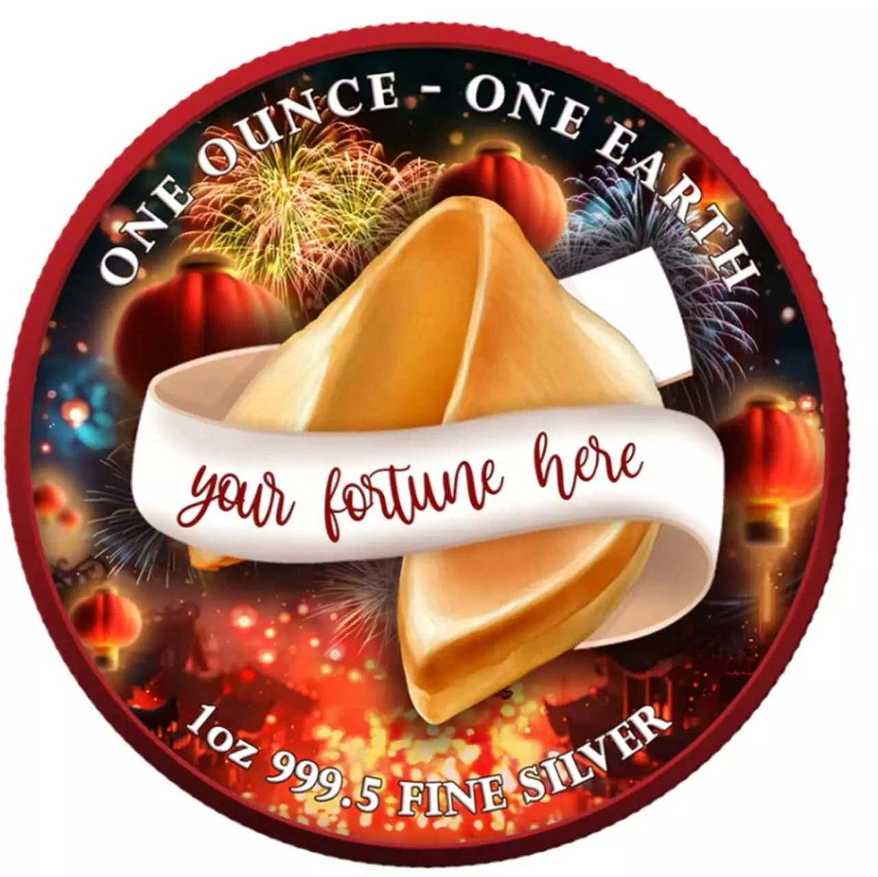 Srebrna moneta New Year Fiji Earth 1 uncja srebra 2022 - obrazek 6