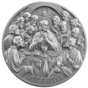 Srebrna moneta The Last Supper Bible Stories 5 uncji srebra 2025