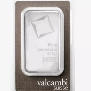 Sztabka Palladu 100 g palladu Valcambi