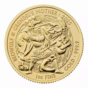 Złota moneta Beowulf and Grendel Myths and Legends 1 uncja zlota 2025
