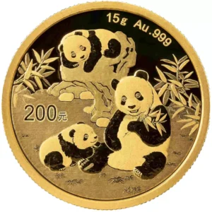 Złota moneta Chińska Panda 15 g Złota 2025