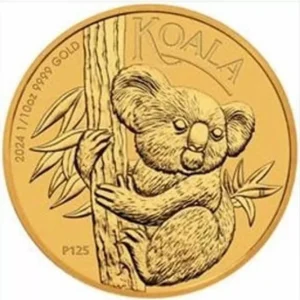 Złota moneta Koala 1/10 uncji złota 2024
