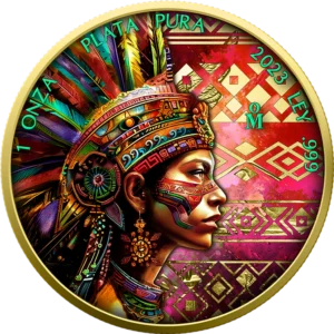 Srebrna moneta Aztec Women Mexico Libertad 1 uncja srebra 2023