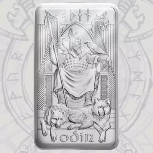 Srebrna sztabka Odyn Norse Gods 10 uncji srebra