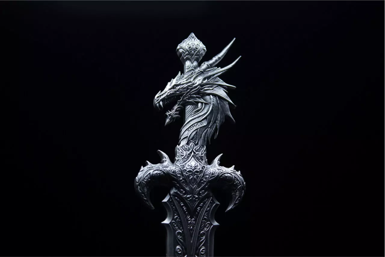 Srebrny numizmat Sword of Chiwoo Cheonwang 2.5 uncji srebra - obrazek 6