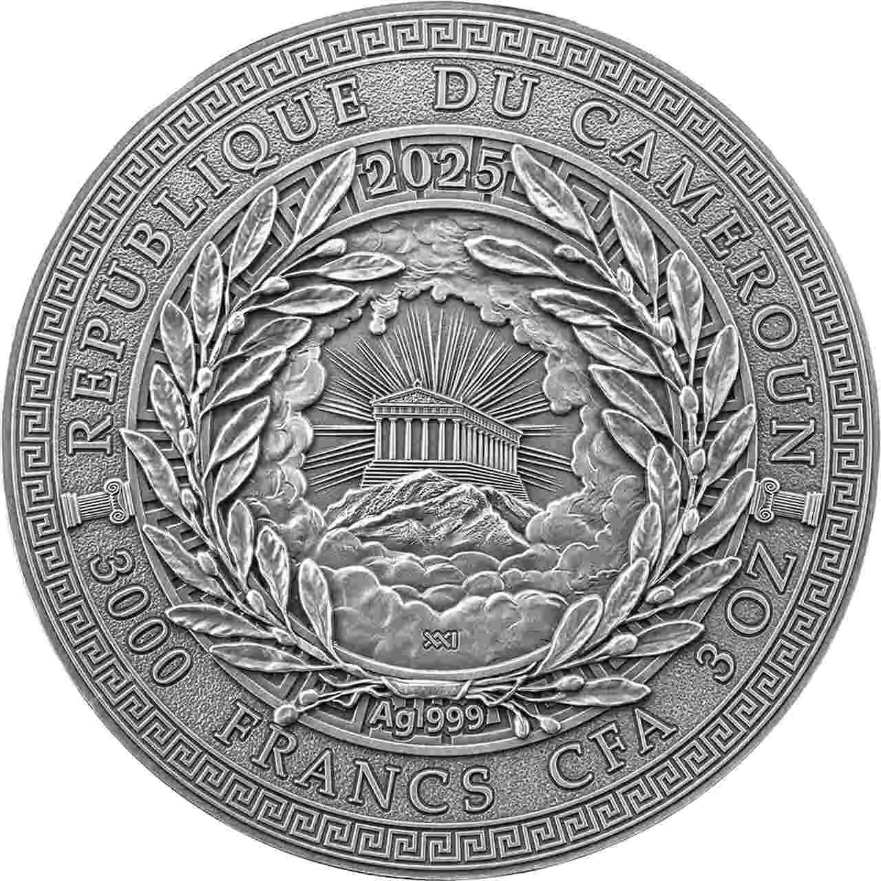 Srebrna moneta Hestia The Great Greek Mythology 3 uncje srebra 2025 - obrazek 7