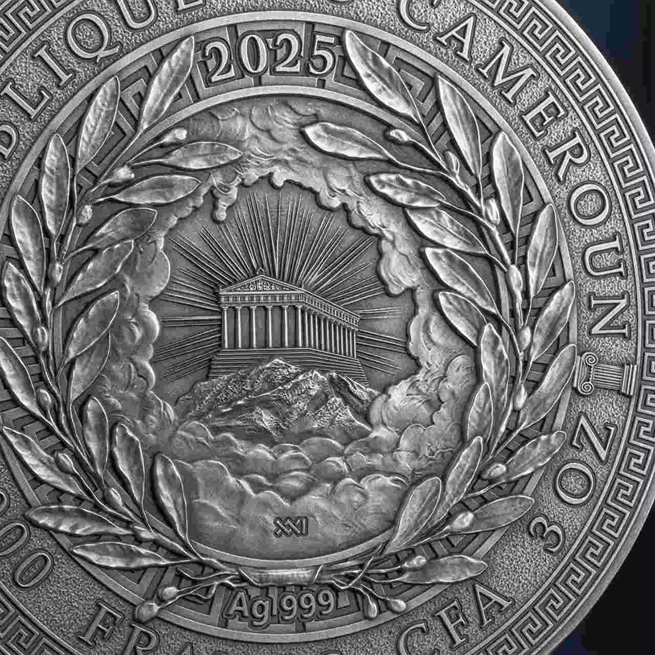 Srebrna moneta Hestia The Great Greek Mythology 3 uncje srebra 2025 - obrazek 5