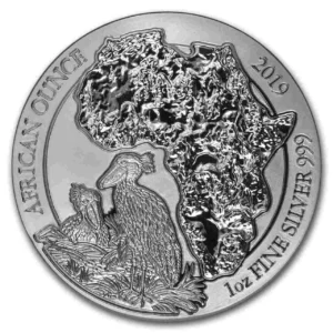 Shoebill African Ounce 1 uncja Srebra 2019