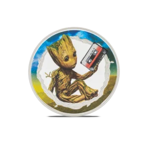 Srebrna moneta Groot Marvel 1 uncja srebra 2025