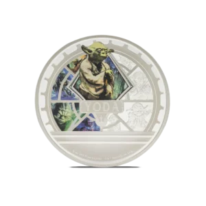 Srebrna moneta Yoda Star Wars 3 uncje srebra 2025
