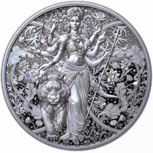 Srebrna moneta Durga Cameroon 1 uncja srebra 2025