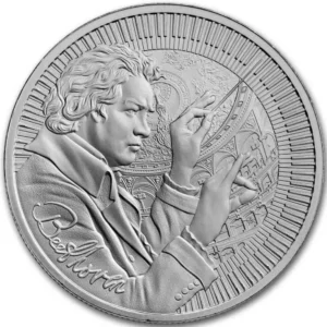 Srebrna moneta Icons Of Inspiration Ludwig van Beethoven 1 uncja srebra 2025