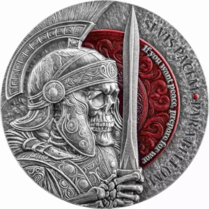 Srebrna moneta Si Vis Pacem, Para Bellum 2 uncje srebra 2025