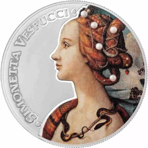 Srebrna moneta Simonetta Vespucci Timeless Beauty 1/2 uncji srebra 2025