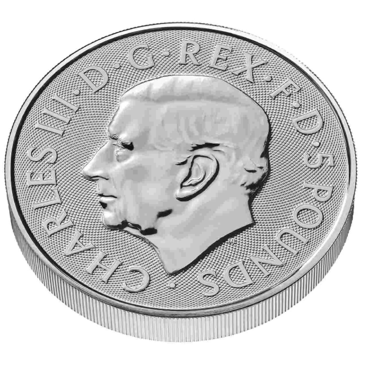 Srebrna moneta The Queen’s Panther Tudor Beasts 2 uncje srebra 2025 - obrazek 4