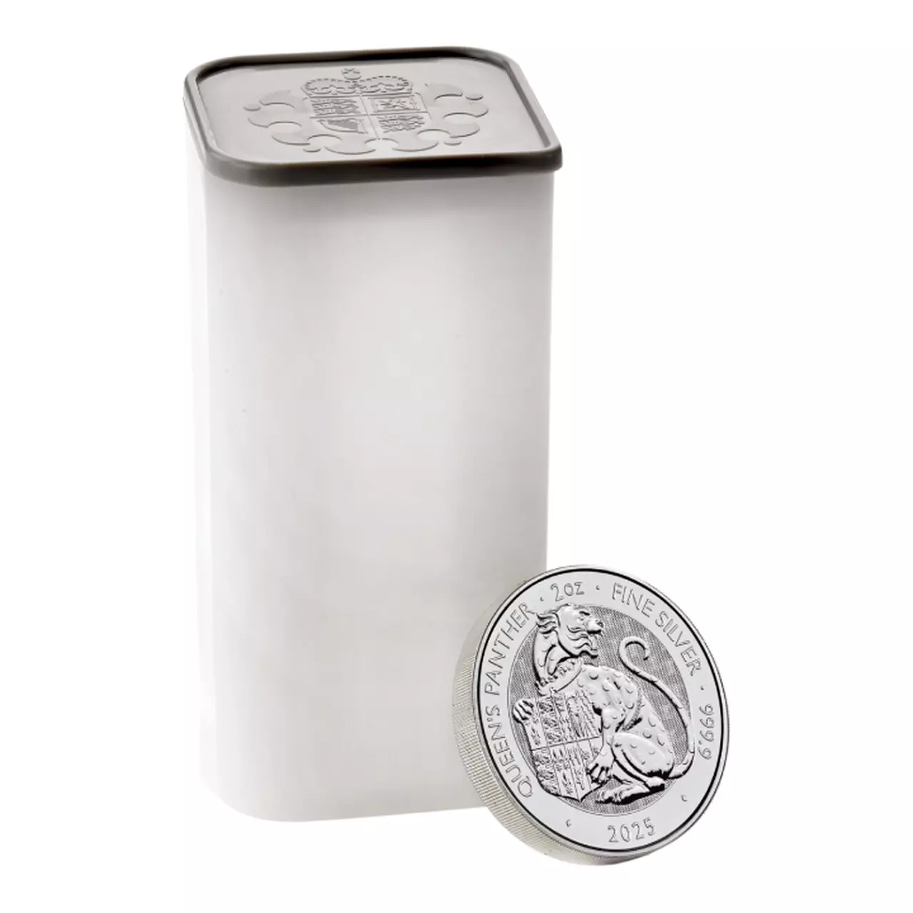 Srebrna moneta The Queen’s Panther Tudor Beasts 2 uncje srebra 2025 - obrazek 5