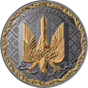 Srebrna moneta The Wings of Freedom United Crypto States 1 uncja srebra 2025