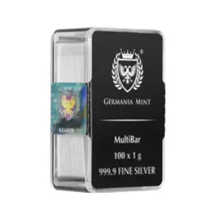 Sztabka srebra Germania Mint Silver MultiBar 100 x 1 g srebra