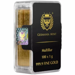 Sztabka złota Germania Mint Gold MultiBar 100 x 1 g złota