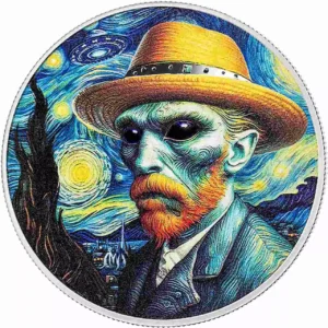 Vincent Van Gogh Strangers Among Us 1 uncja srebra 2025