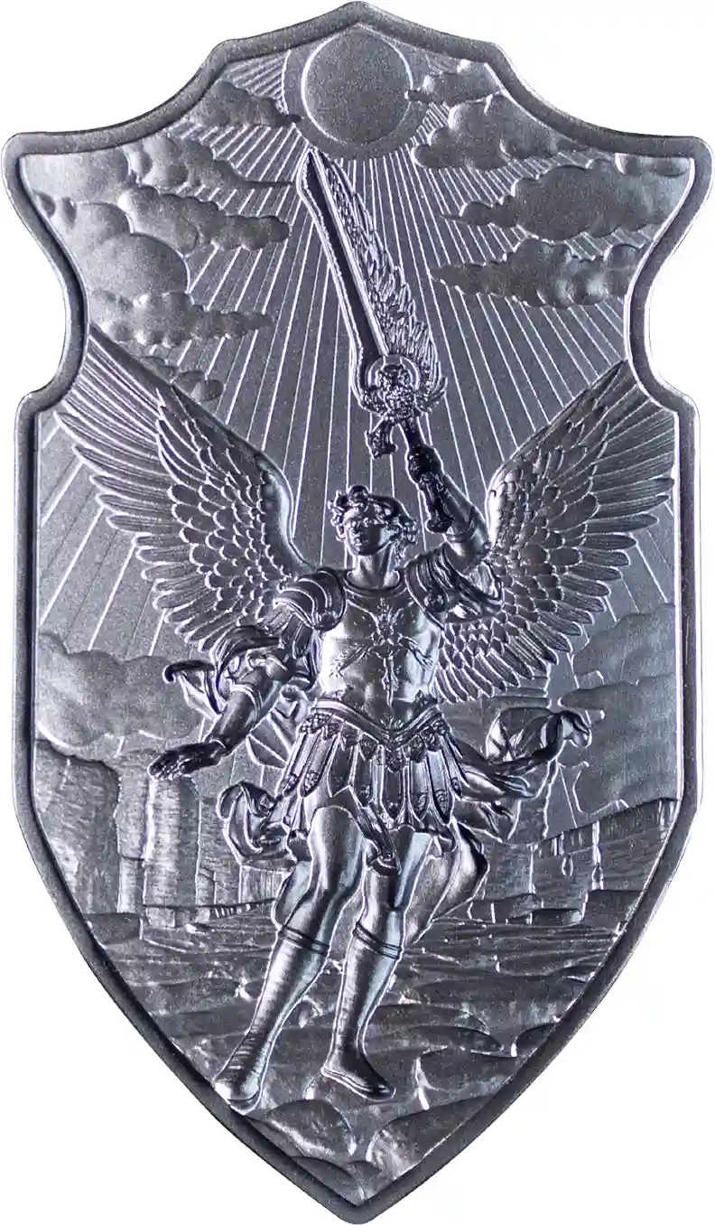 Srebrny Numizmat The Shield of St.Uriel 2 uncje srebra - obrazek 2