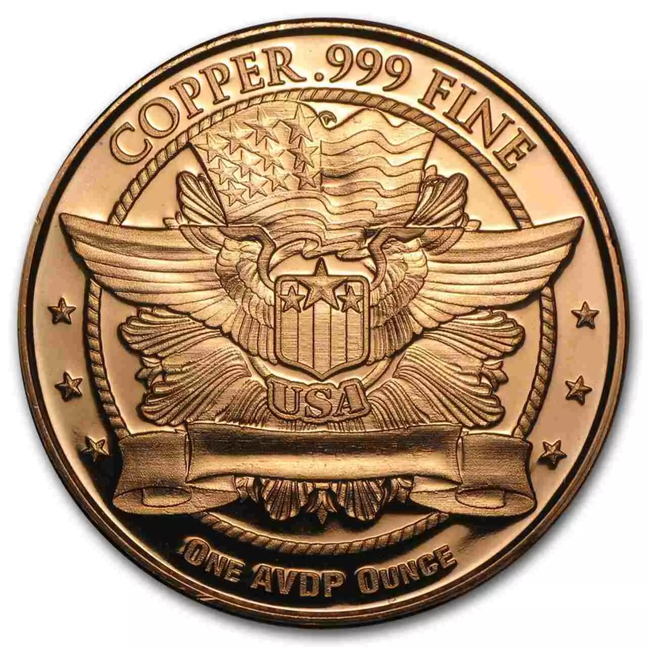 Miedziany medal Capped Bust 1 uncja miedzi - obrazek 2