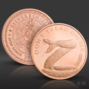 Miedziany medal Don't Tread On Me Snake 1 uncja miedzi 2025