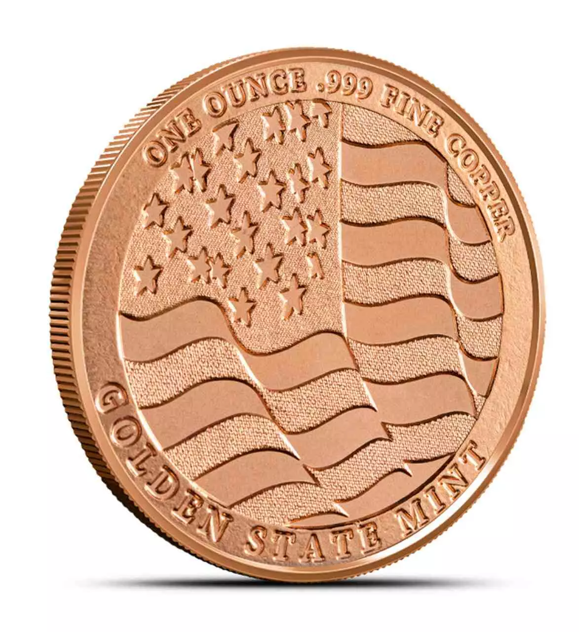 Miedziany medal GSM Home Of The Free 1 uncja miedzi - obrazek 3