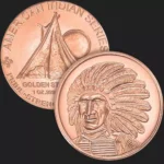 Miedziany medal Red Cloud 1 uncja miedzi