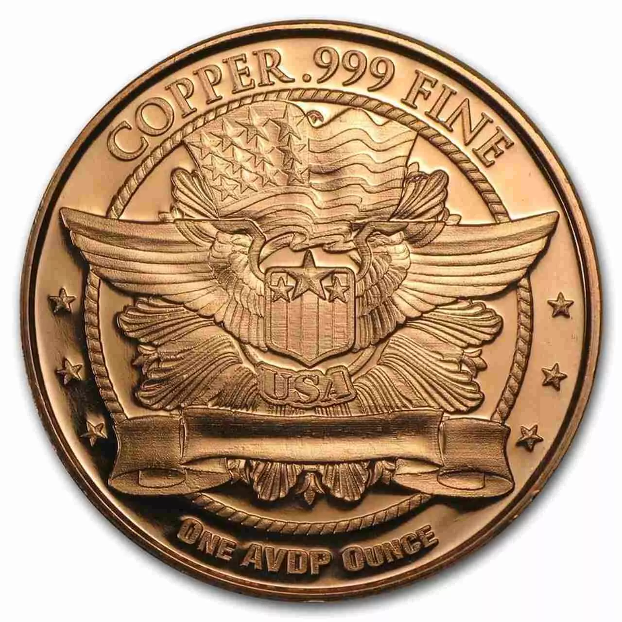 Miedziany medal Saint-Gaudens 1 uncja miedzi - obrazek 2