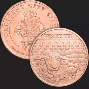 Miedziany medal Wake Up! 1 uncja miedzi