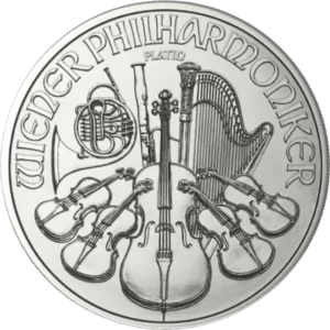 Platynowa moneta Wiedeński Filharmonik 1/25 uncji Platyny 2025