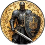 Srebrna moneta Amerykański Orzeł 1 uncja srebra 2024 Knights of Honour Warrior of Light