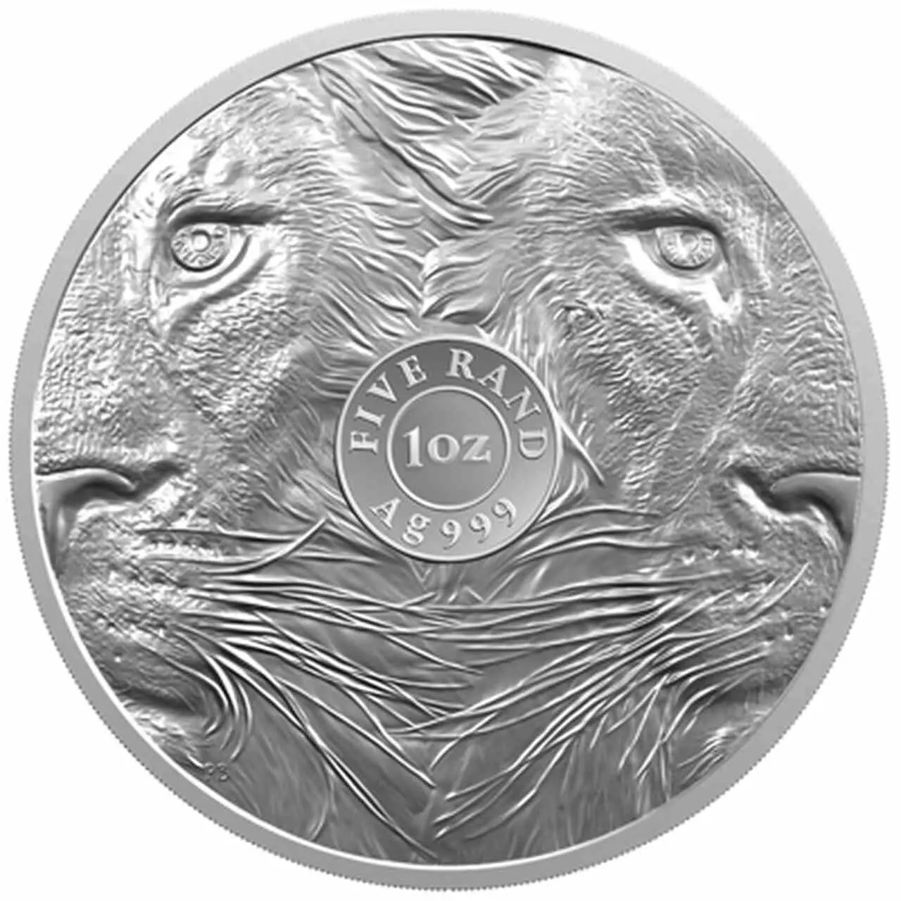 Srebrna moneta Big Five III Lion 1 uncja Srebra 2025 - obrazek 3