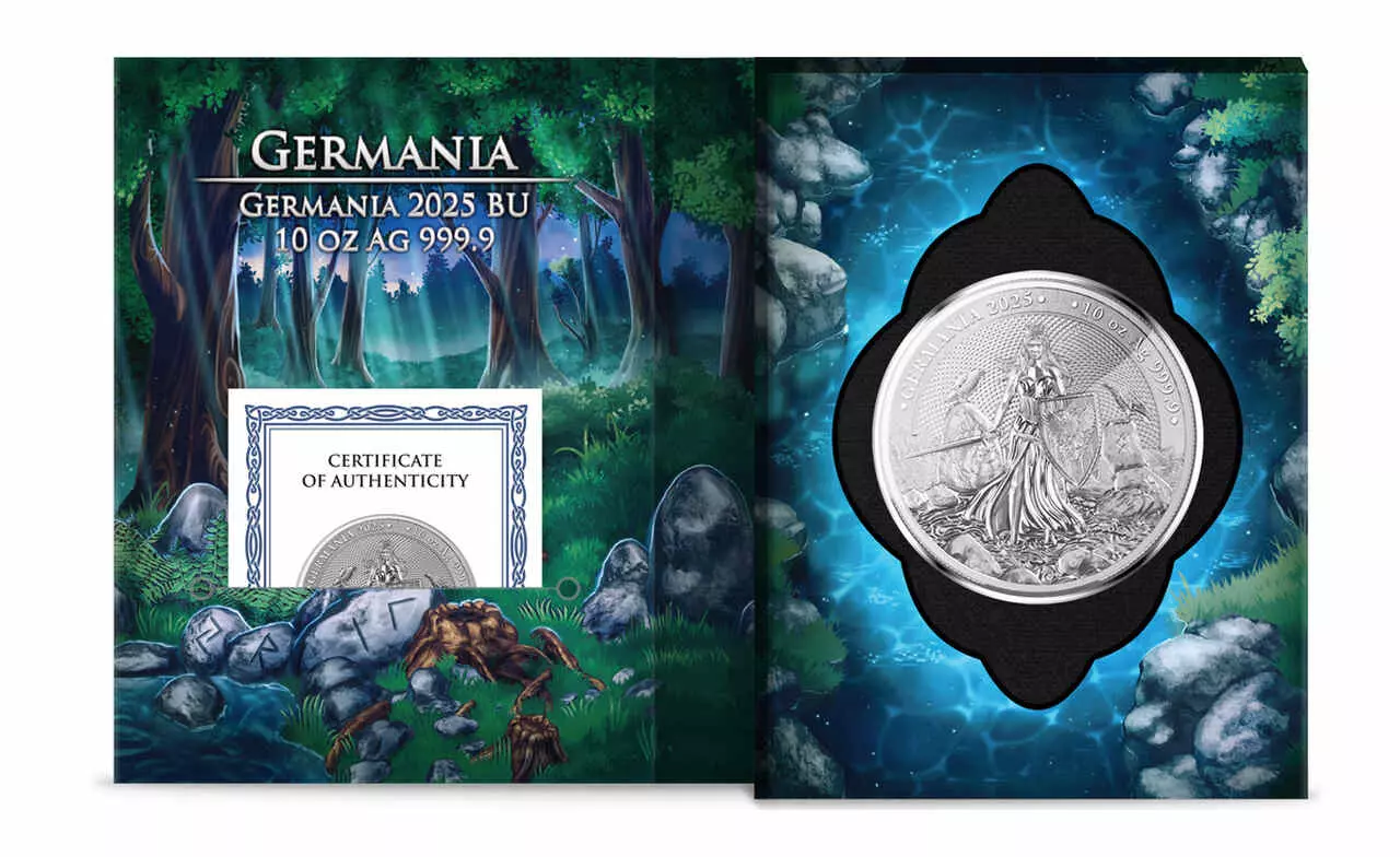 Srebrna moneta Germania 10 uncji srebra 2025 - obrazek 3