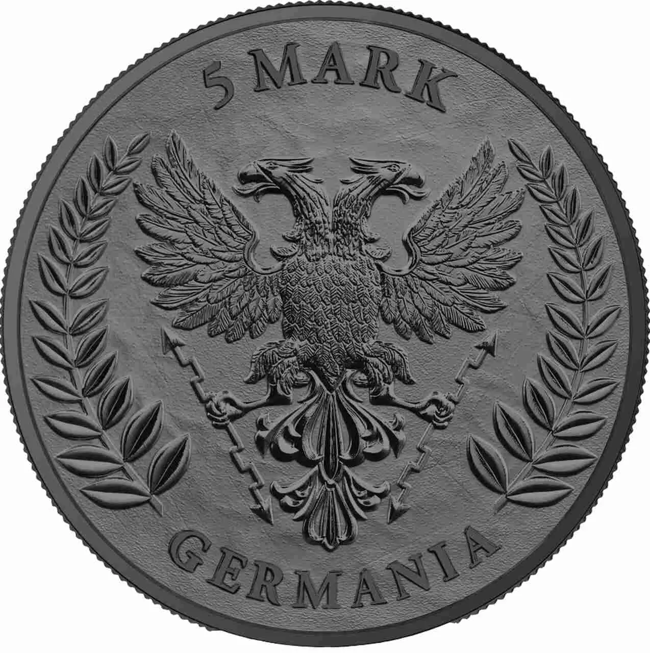 Srebrna moneta Germania WMF Edition 1 uncja srebra 2025 Black Silver - obrazek 2