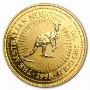 Złota moneta Australian Nugget 1 uncja Złota 1995