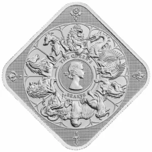 Srebrna sztabka Bestie Królowej 1 uncja Srebra