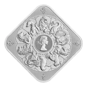 Srebrna sztabka Bestie Królowej 10 uncji Srebra
