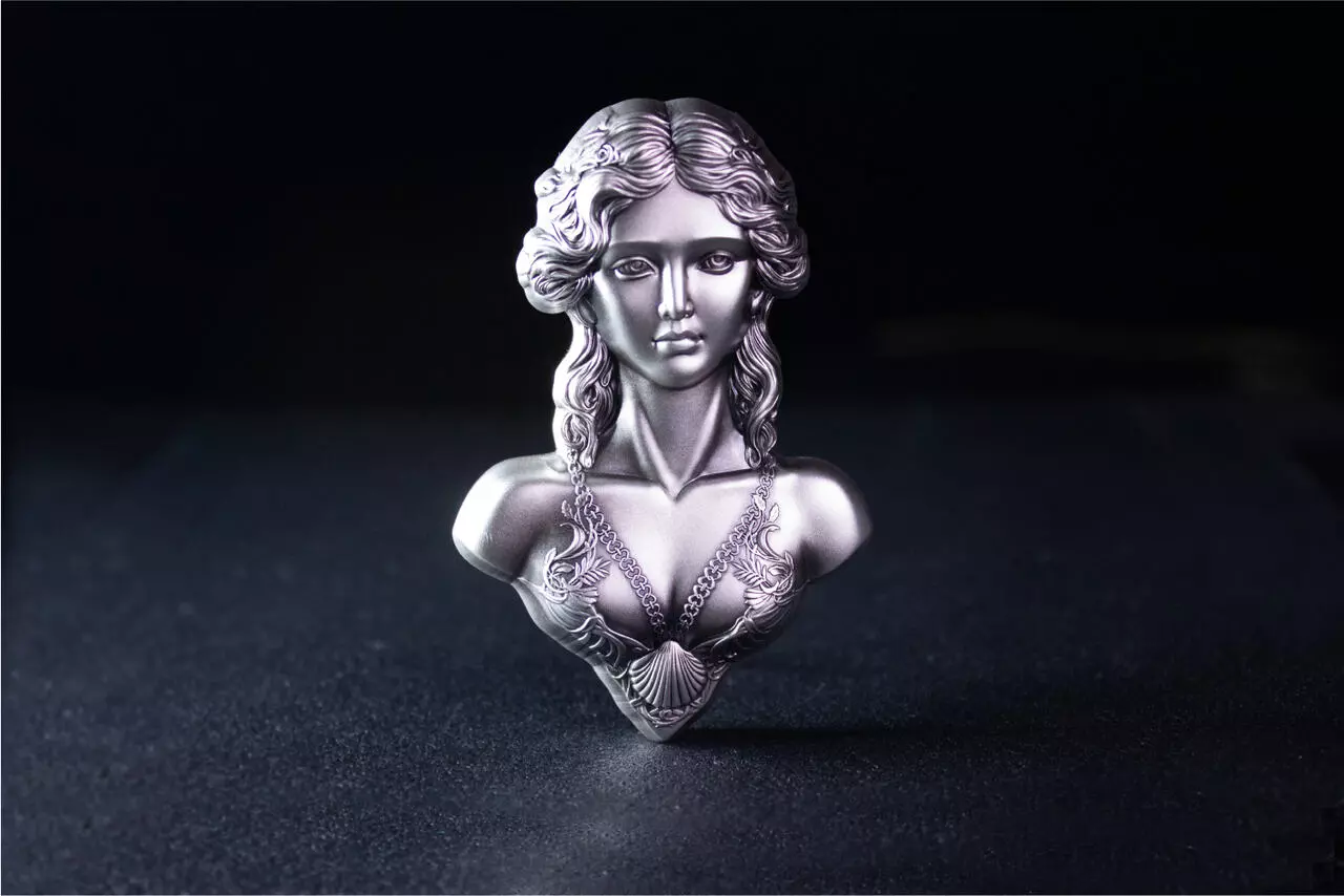 Srebrny Numizmat Venus Goddesses 2 uncje srebra - obrazek 5