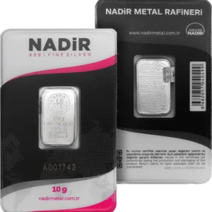 Srebrna sztabka 10 g srebra Nadir