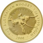 Złota moneta Australian Nugget 1 uncja Złota 2000