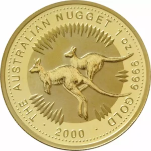 Złota moneta Australian Nugget 1 uncja Złota 2000