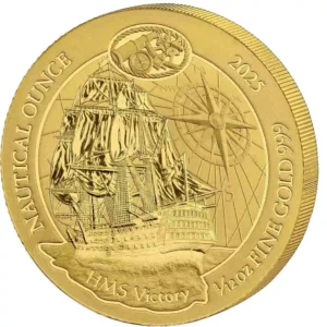 Złota moneta Nautical Ounce: HMS Victory 1/12 uncji Złota 2025