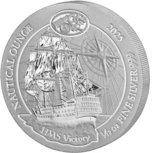 Srebrna moneta Nautical Ounce: HMS Victory 1/12 uncji srebra 2025
