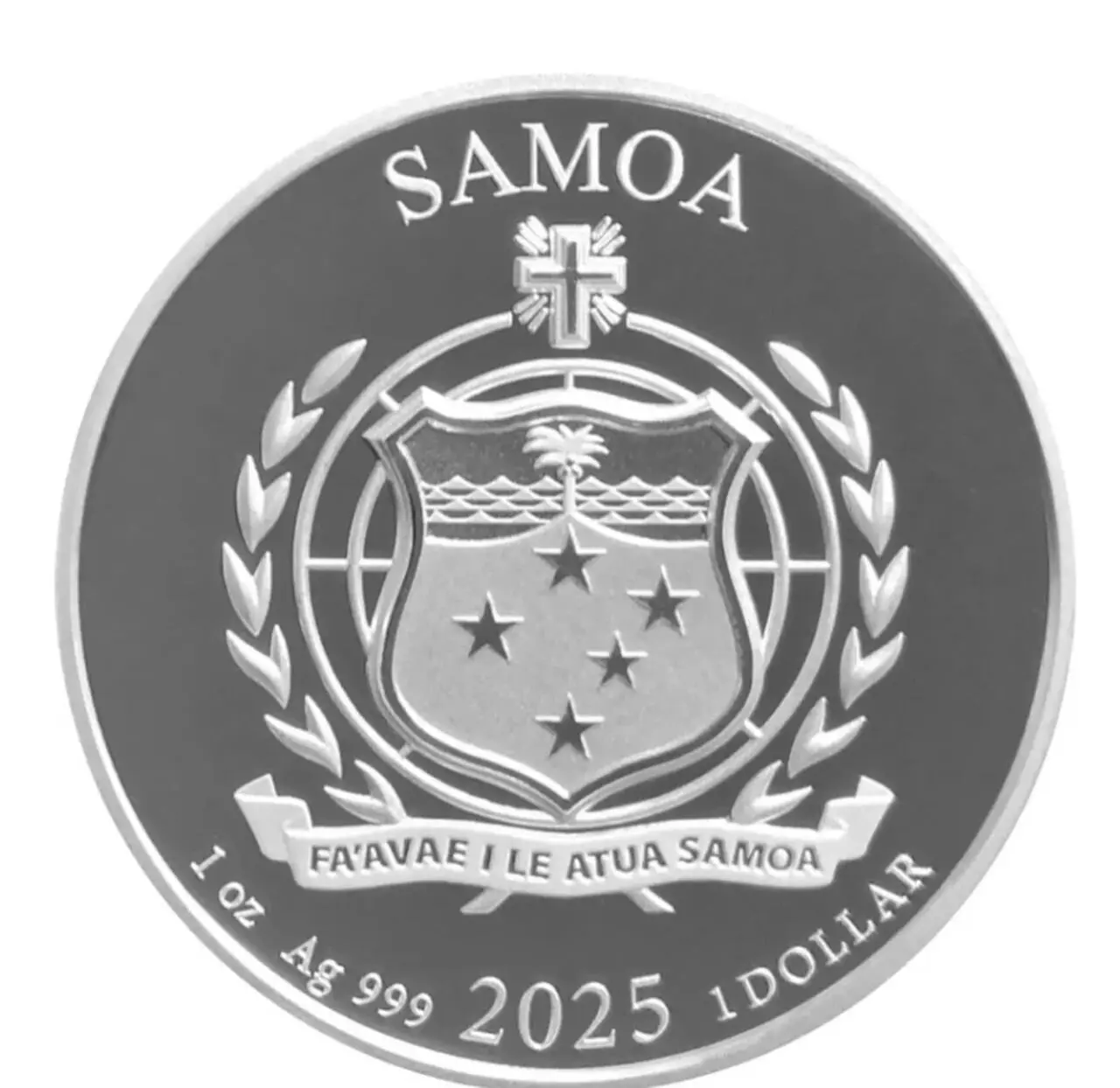 Srebrna moneta Golden Eagle Samoa 1 uncja srebra 2025 - obrazek 2