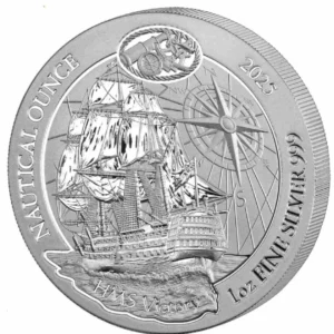 Srebrna moneta Nautical Ounce HMS Victory 1 uncja srebra 2025